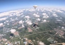 重庆两江新区文旅新体验：高空跳伞与非遗市集的完美结合(图1)