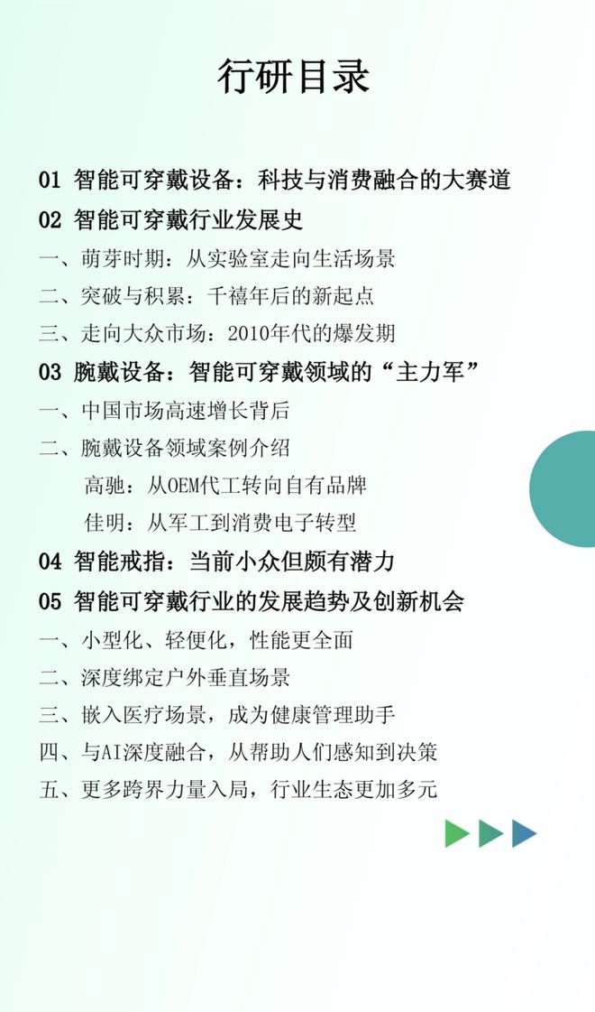 接棒手机智能可穿戴正在成为消费电子赛道新引擎峰瑞研究所(图1)