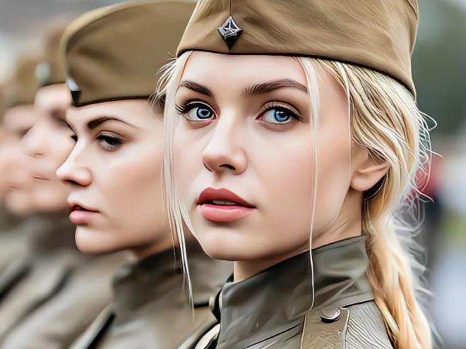 熊猫体育：美30万女兵背后藏惊人隐患！俄女兵颜值惊艳战场中国呢？(图3)